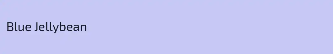 Blue Jellybean